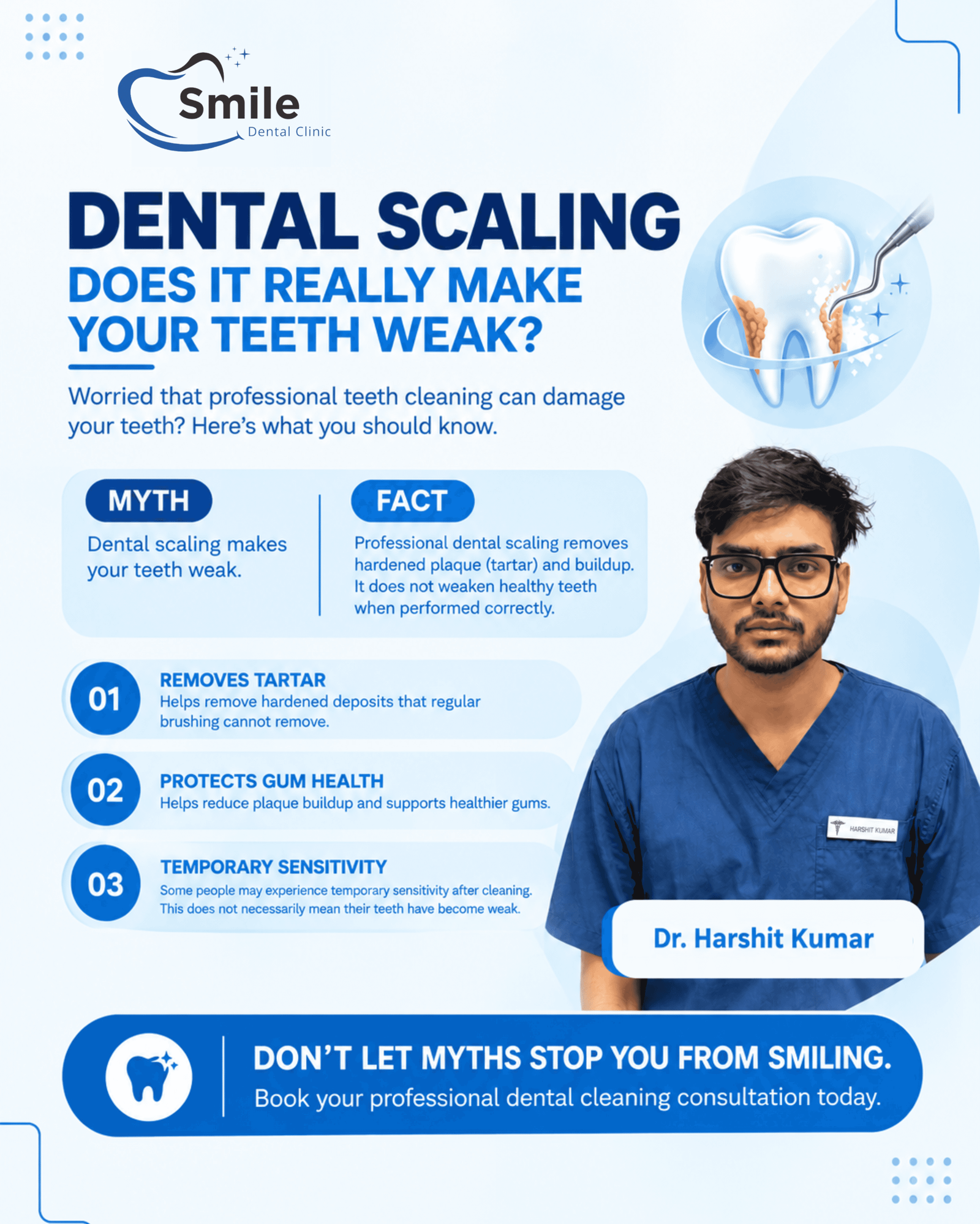 Does Dental Scaling Make Your Teeth Weak? 